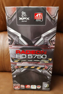 New in open box XFX ATI Radeon HD 5750 PSI Express 1 GB GDDRS HDMI Output