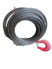 All Grip Steel Core Winch Cable With Standard Hook 3/8