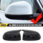 M Look Clip On Mirror Cover Gloss Black For BMW X3 X4 X5 X6 X7 G01 G03 G05 G06 (For: 2020 BMW X5 M50i)
