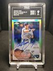 2023 Topps Chrome Anthony Volpe RC Auto RA-AV Refractor 498/499 TAG 9 MINT