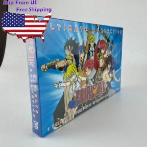 Fairy Tail Ultimate Collection 9 Season TV Series 328 Eps + 2 Movies + 9 Ova DVD