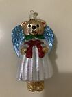 New Listingold world christmas ornament Teddy Bear Angel