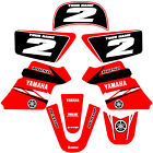 YAMAHA PW 50 PW50  GRAPHICS KIT DECALS DECO Fits Years 1990 - 2018 Red
