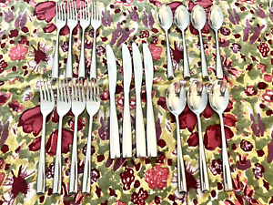 CAMBRIDGE Heavy Duty Stainless Flatware ANNALISE 19 Piece Service for 4