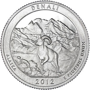 2012 S Parks Quarter ATB Denali National Gem Proof Cameo CN-Clad See Pics W324