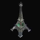LED Eiffel Tower Night Lamp Decoration Silver
