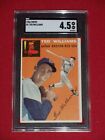 1954 Topps Ted Williams SGC 4.5 VG-EX+ #1 Crease Free Beauty Looks Nicer 5