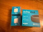 Amazon Echo Dot (3rd Generation) Smart Speaker - Charcoal & 2 Echo Flex New