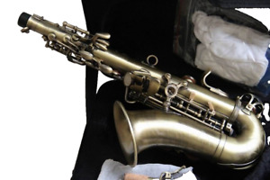 New Vintage Bronze Style Soprano Saxophone 121209