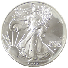 2022 American Silver Eagle Struck Thru Mint Error
