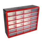24 Drawer Storage Cabinet, Compartment Plastic Organizer