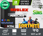 Gaming Desktop Computer PC GTX 1650 i7 16GB RAM 1TB SSD 3TB HDD HDMI WiFi Win 11