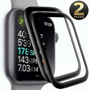 2-PACK FULL COVER Screen Protector For Apple Watch Series 8 7 6 5 4 SE Ultra