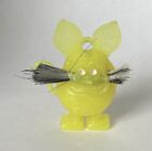 Vintage Rat Fink Figure Whiskers Gumball Charm Yellow Ed Roth 1960s