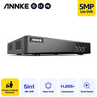 ANNKE 5MP Lite 8CH 5in1 DVR CCTV Security Video Recorder Human Detection H.265+