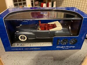 Minichamps 1941 Lincoln Continental, 1:43 NIB Ford 100 Year Heart & Soul