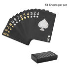 2 Decks Waterproof Plastic Playing Cards Collection Black Diamond Poker Cards