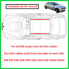 BMW E46 coupe M3 330i 328i - Roof Moulding Trim Rubber Seal - Complete set
