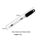Citrus Zester and Cheese Grater, Stainless Steel Non-Slip NEW Microplane Tool