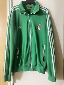 Adidas Mexico 80s Football Soccer Track Jacket Retro P04029 Men's Size XXL.