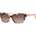 Kate Spade Women's Sunglasses Havana Rose Pink Cat Eye Frame JOHANNA/S 0RUR