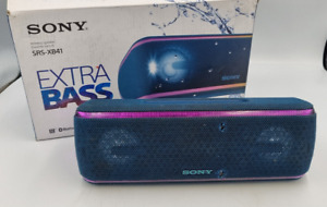 Sony SRS-XB41 Portable Wireless Waterproof Speaker with Extra Bass - Blue