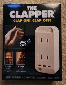 The Clapper 2014 Home Automation Sound Activated Clap On/Off **NEW/SEALED**