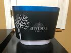 BELVEDERE VODKA ICE CHILLER NEW IN BOX BLACK AND BLUE LIGHTED MAN CAVE