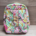 Vera Bradley Small Quilted backpack Bag Paisley Tutti Frutti