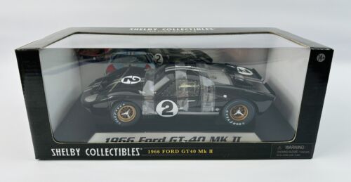 Shelby Collectibles 1:18 Scale - 1966 Ford GT-40 Mk II (Winner Le Mans)
