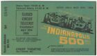 New Listing1968 INDIANAPOLIS 500 Closed Circuit TV ticket stub BOBBY UNSER Indy 5/30/68