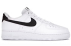 Nike Mens Air Force 1 Low '07 Shoes, White/Black - Size 8 US