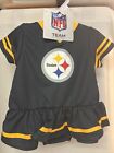 NFL PITTSBURGH STEELERS INFANT DAZZLE DRESS & PANTY SIZE 3/6 & 6/12 MONTH GERBER