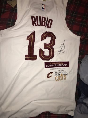 Ricky Rubio Autographed Jersey With Certified Authentic Certificate