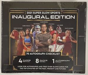 2021 Super Glow Sports Inaugural Edition Multi Sport Factory Sealed Hobby Box