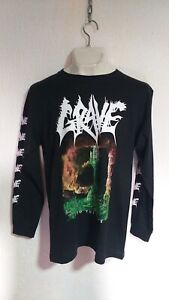 Grave into long sleeve T shirt death metal entombed dismember unleashed asphyx