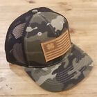 Clover Flag Lucky Patch Hat Cap Camouflage Camo Green Snap Back Mesh Trucker Dad