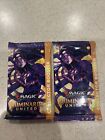 Magic The Gathering MTG Dominaria United Collector Booster Pack Lot 2x New Seald
