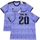 2022/23 Real Madrid Away Jersey #20 VINI JR 3XL Adidas UCL Short Sleeve NEW