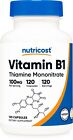 Nutricost Vitamin B1 (Thiamin) 100mg, 120 Capsules - Gluten Free & Non-GMO