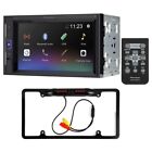 New Pioneer DMH-241EX Double-DIN Bluetooth Car Stereo with Backup Camera Package
