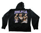 Selena Collage Y2K Black Hoodie Sweatshirt Woman Large