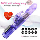 9 inch Realistic Rabbit Vibrator Dildo G-spot Clit Massager Sex Toys for Women