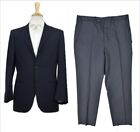 Kiton Men's 14 Micron BLANC BLU Super 180s WOOL Suit Size 38 R