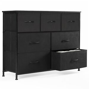 Dresser For Bedroom With 7 Drawers, Clothes Drawer Fabric Closet Organizer, Dres