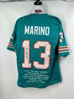 Dan Marino Miami Dolphins Signed Autograph Jersey STATS JSA Witnessed Certified