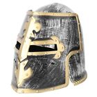 Medieval Viking Warrior Hinged Helmet Knight Dark Ages Cosplay Templar Adult