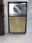 ZENITH ROYAL 59 TRANSISTOR RADIO-WITH EARBUD-WORKING-EXCELENT EXAMPLE .