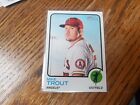 2022 Topps Heritage #100 Mike Trout Los Angeles Angels