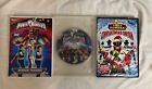 Power Rangers 3 DVD LOT Super Samurai A Christmas Wish, Training & The Movie